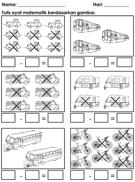 Lembaran Kerja Matematik Prasekolah Partspassa