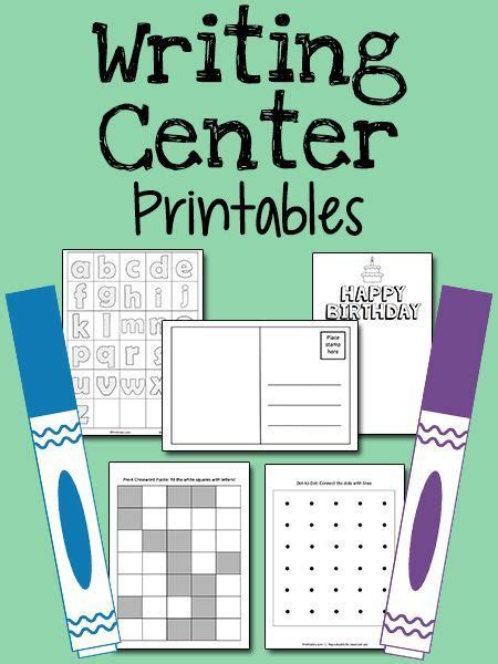 Writing Center Printables Writing Center Writing Center Preschool
