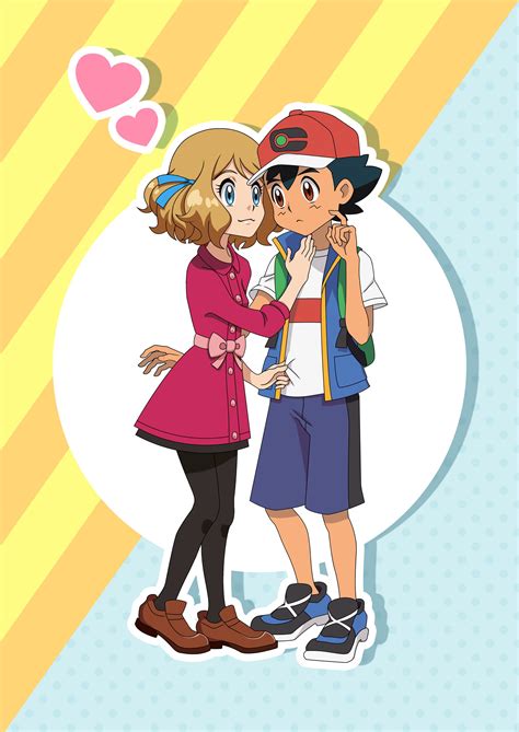 May's half ribbon so cool and i bet this is where may tells serena about her journeys with ash, brock including max in hoenn and kanto for battle frontier including. Ash and Serena in their Galar design : AmourShipping