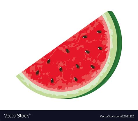 Delicious Watermelon Cartoon Royalty Free Vector Image