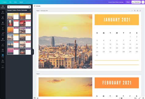Diseña Calendarios Personalizados Online Gratis Con Canva