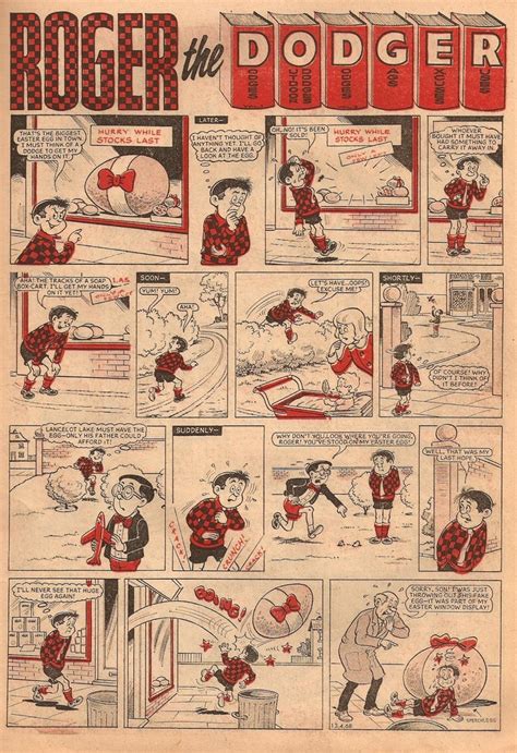 The Beano April 1968 Roger The Dodger Via Wacky Comics Old Comics