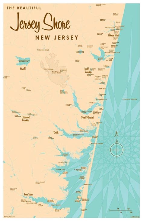 28 Map Of The Jersey Shore Maps Database Source