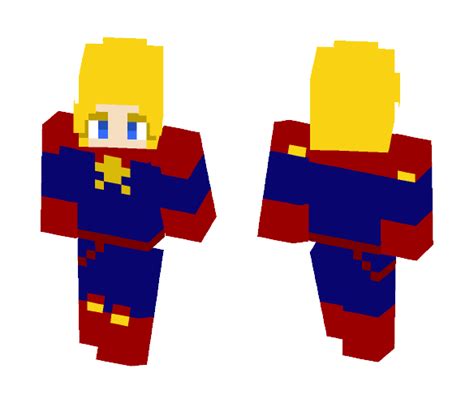 Download Captain Marvel Carol Marvel Minecraft Skin For Free