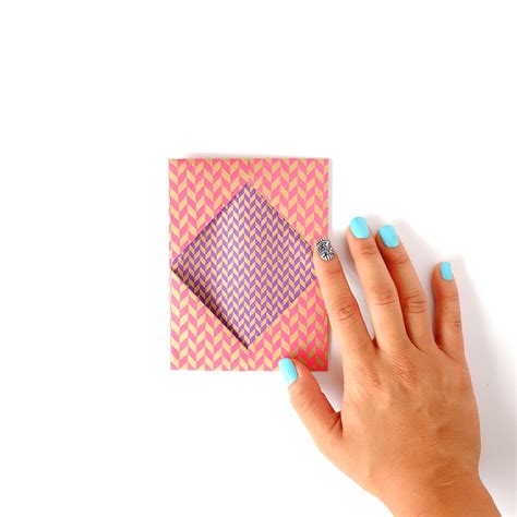 Origami Business Card Holder I Try Diy
