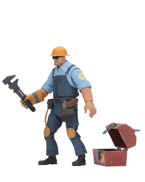 Фигурка Синий Инженер Team Fortress 2 Blue Engineer Action Figure