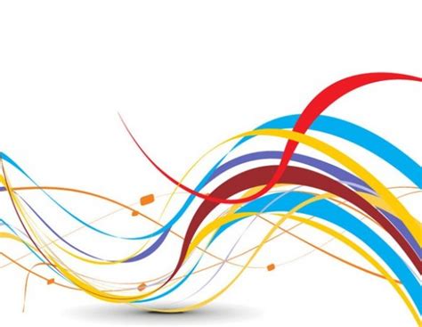 Download Wavy Ribbon Art Abstract Vector Background - WeLoveSoLo