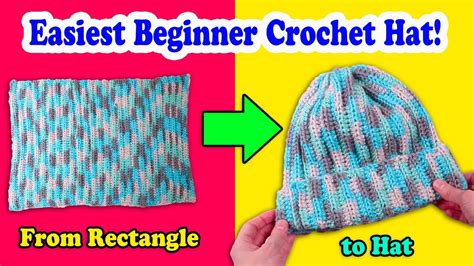 Easy Crochet Hat Tutorial