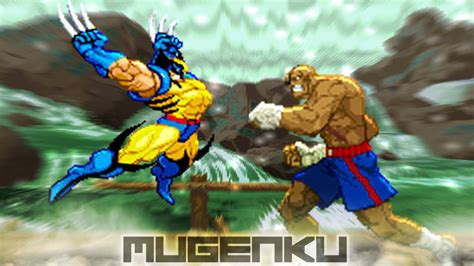 Wolverine Vs Sagat Marvel Vs Capcom X Men Vs Street Fighter Mugen