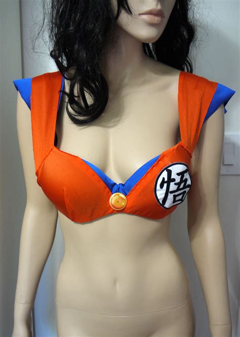 Female Goku Bra Cosplay Dance Costume Rave Bra Rave Wear Halloween Burlesque Show Girl On Storenvy