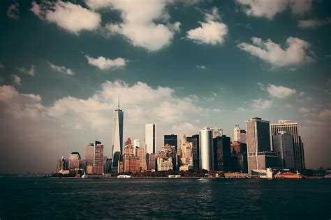 Manhattan Downtown Skyline Photograph By Songquan Deng Fine Art America