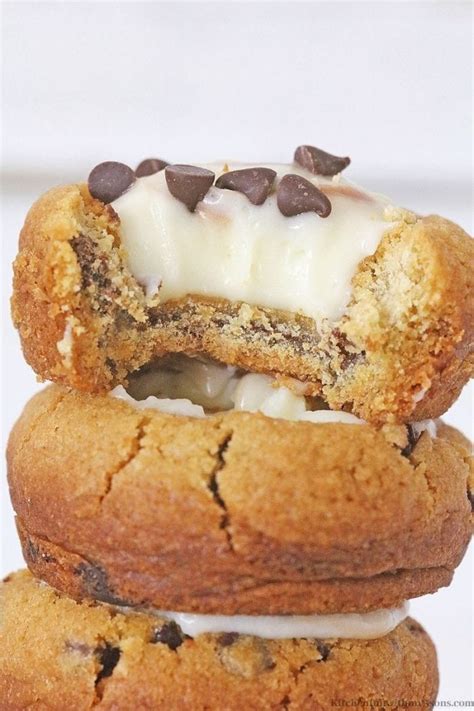 Chocolate Chip Cookie Cups With Cheesecake Filling Kitchen Fun With