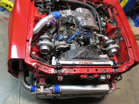 Twin Turbo Kit For 79 93 Ford Foxbody Mustang 50l Dual