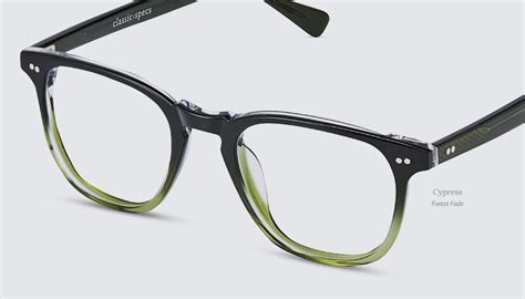 green eyeglasses classic specs