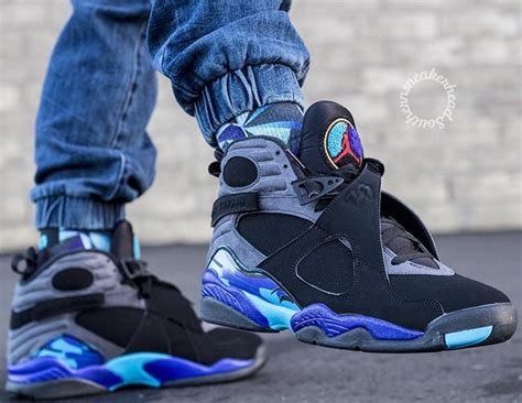 Air Jordan 8 Aqua Black Friday 2015 305381 025 Sneakerfiles