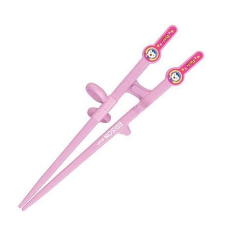 Pororo Edison Training Chopsticks For Right Handed 2nd Step Pink S 3802