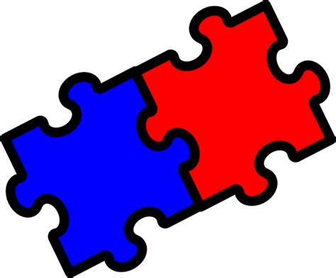2 Puzzle Pieces Clipart Best