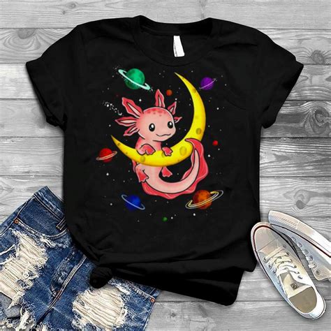 Galaxy Axolotl Funny Goth Space Pastel Goth Japan Shirt