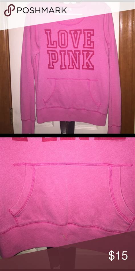 Victorias Secret Love Pink Sweat Shirt Pink Sweats Sweatshirts