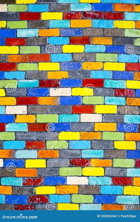 Colorful Brick Stock Photo Image Of Tile Brick Decor 59205264