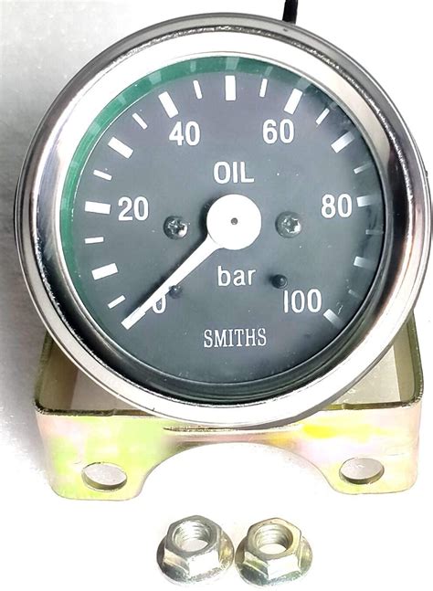 Smiths Gauges Oil Pressure Replica In Black Face Chrome Bezel Amazon Co Uk Automotive