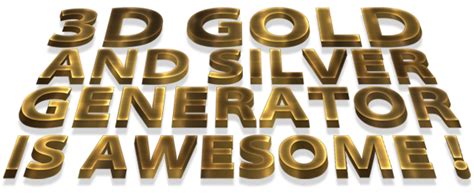 Gold Font Generator Png 10 Free Cliparts Download Images On