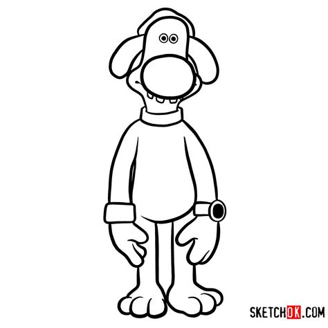 How To Draw Bitzer Shaun The Sheep Step By Step Drawing Tutorials