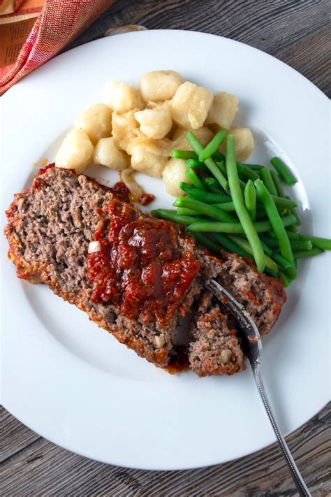 Stir through pasta with a handful of olives. Italian Meatloaf Baked In No Cook Tomato Sauce - The Genetic Chef