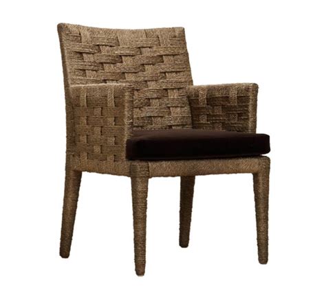 Two arm chairs uv and fade resistant outdoor wicker; Hopkins Rope Arm Chair : Indoor Furniture : The Wicker Works