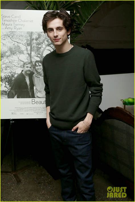 Photo Timothee Chalamet Attends Beautiful Boy Reception With Nic Sheff