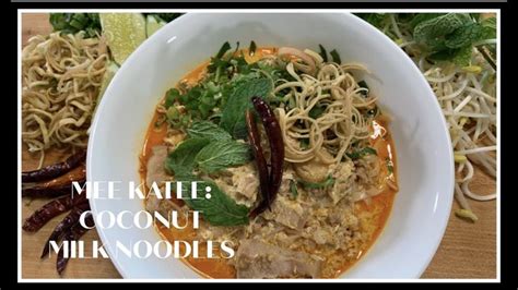 How To Make Mee Ka Tee Lao Coconut Milk Noodles House Of X Tia X