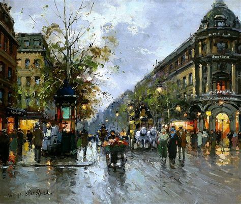 18th Century French Impressionist Paintings Paris In Painting By