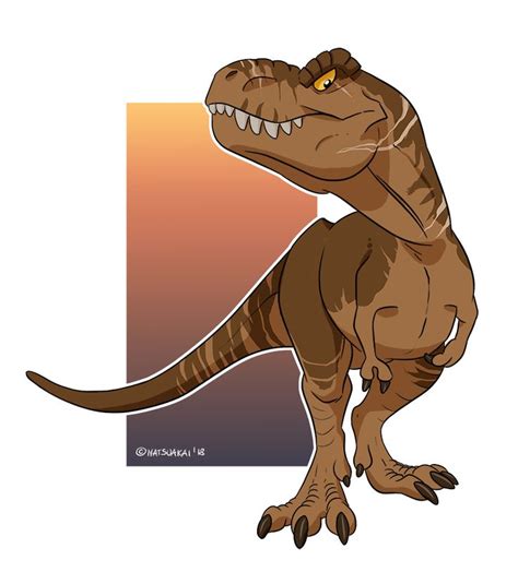 Dinovember Rexy By Natsuakai Jurassic World Dinosaurs Dinosaur