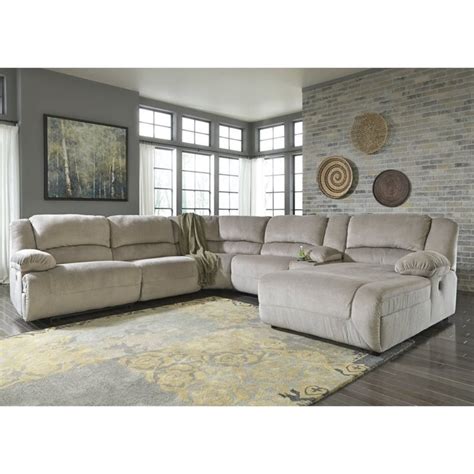 Ashley furniture outlet browse all. Ashley Toletta 6 Piece Sectional with Console in Granite - 56703-40-19-77-46-57-07-KIT