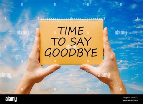 Say Goodbye High Resolution Stock Photography and Images - Alamy