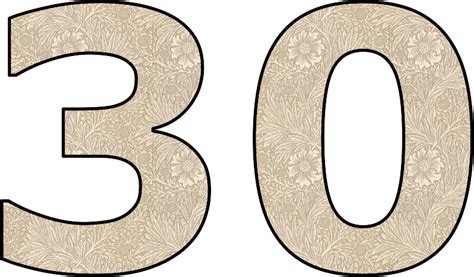 30 — тридцать натуральное четное число регулярное число число