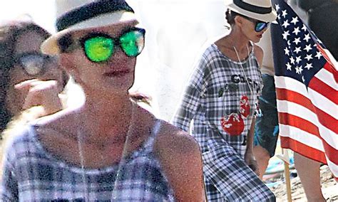 Janice Dickinson Celebrates July 4 With Fiance In Checked Loungewear