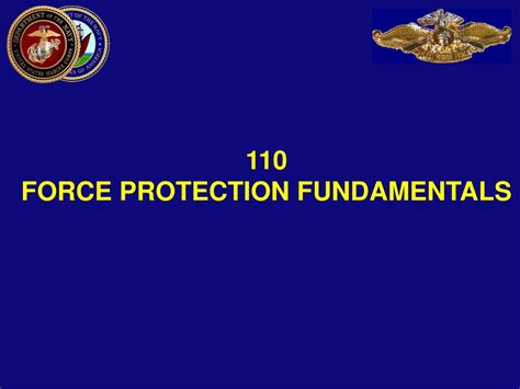 Ppt 110 Force Protection Fundamentals Powerpoint Presentation Free
