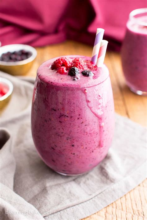 Easy Berry Smoothie Recipe Beaming Baker