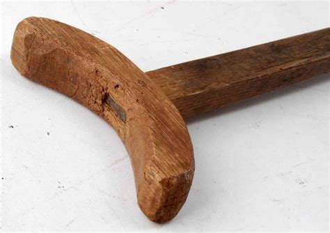 Antique Civil War Wood Medical Crutch