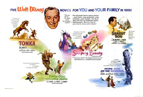Animation Proclamations Walt Disneys 1959 Lineup “life Magazine”