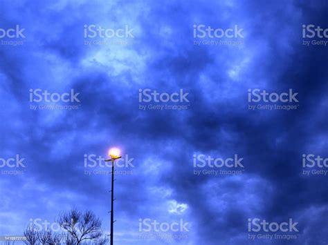 Dark Blue Twilight Sky Stock Photo Download Image Now Backgrounds