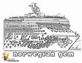 Cruise Coloring Ship Norwegian Gem Printable Colouring Ships Sheet Yescoloring Stupendous Disney Template Boys sketch template