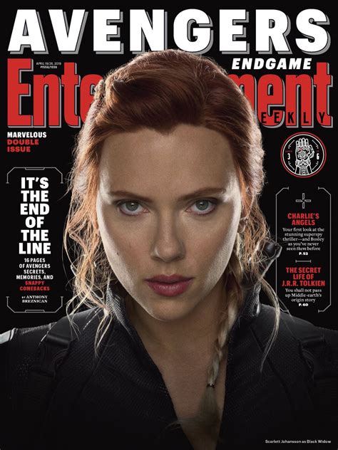 Scarlett Johansson On The Cover Of Entertainment Weekly Magazine April