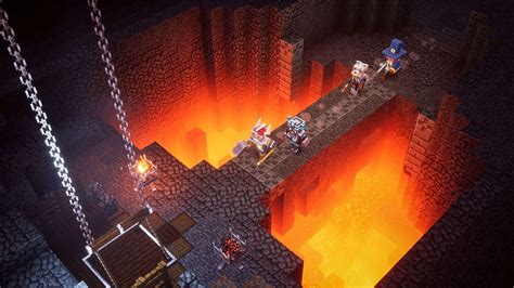 Minecraft Dungeons Flames Of The Nether Le 4 ème Dlc Est Disponible