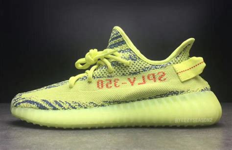 Adidas Yeezy Boost 350 V2 Semi Frozen Yellow Release Date Sneaker Bar
