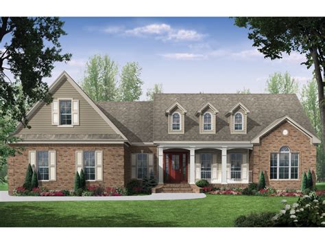Ranch homes optimize the use of space and are very popular in light of their one story design. Holly Green Country Ranch Home Plan 077D-0128 | House ...