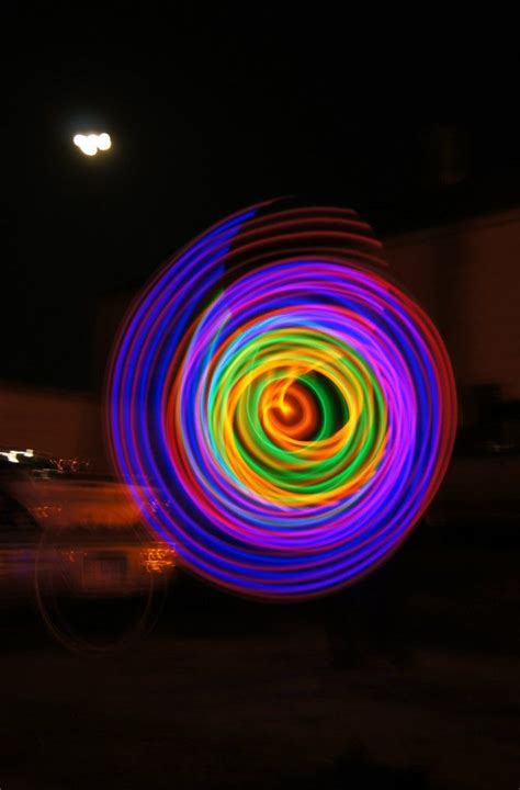 My Friend And I Playing With Her New Camera On A Long Shutter Speed