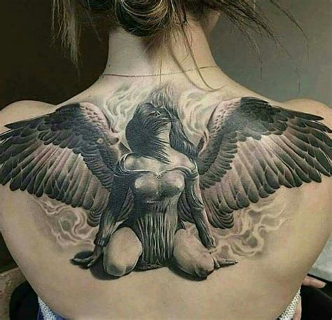 Anjo caido Tatuagem de anjo caído Tatuagem de manga Tatuagem de anjo