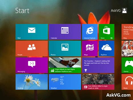 Various types of wallpaper are supported, including 3d and 2d animations, websites, videos and even certain. Make Windows 8 Start Screen Transparent, Change Background Image and Number of Rows of Tiles - AskVG